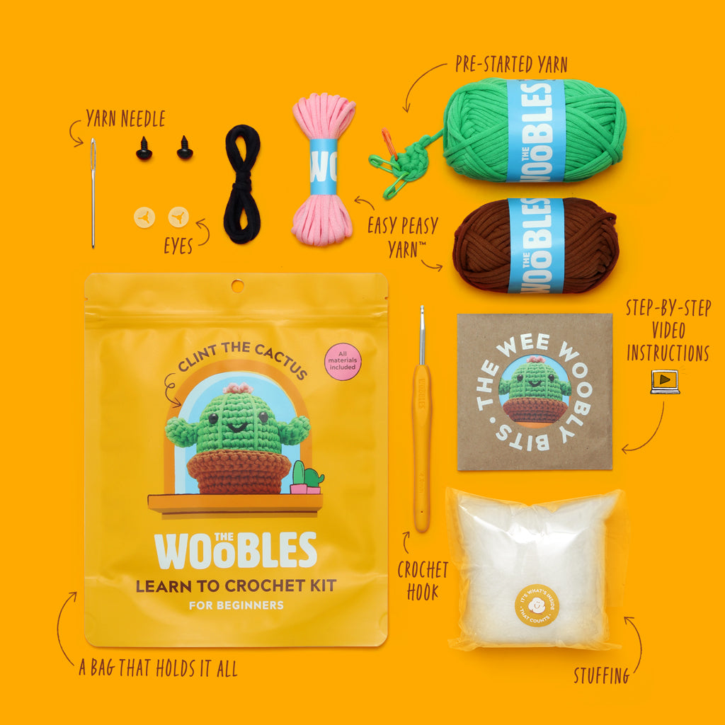 Clint the Cactus Crochet Kit - Image 2