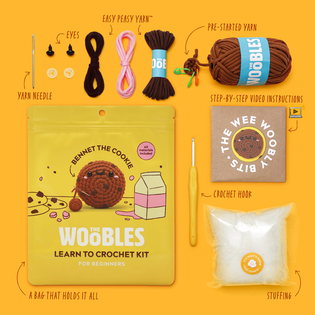 Bennet the Cookie Crochet Kit - Image 4