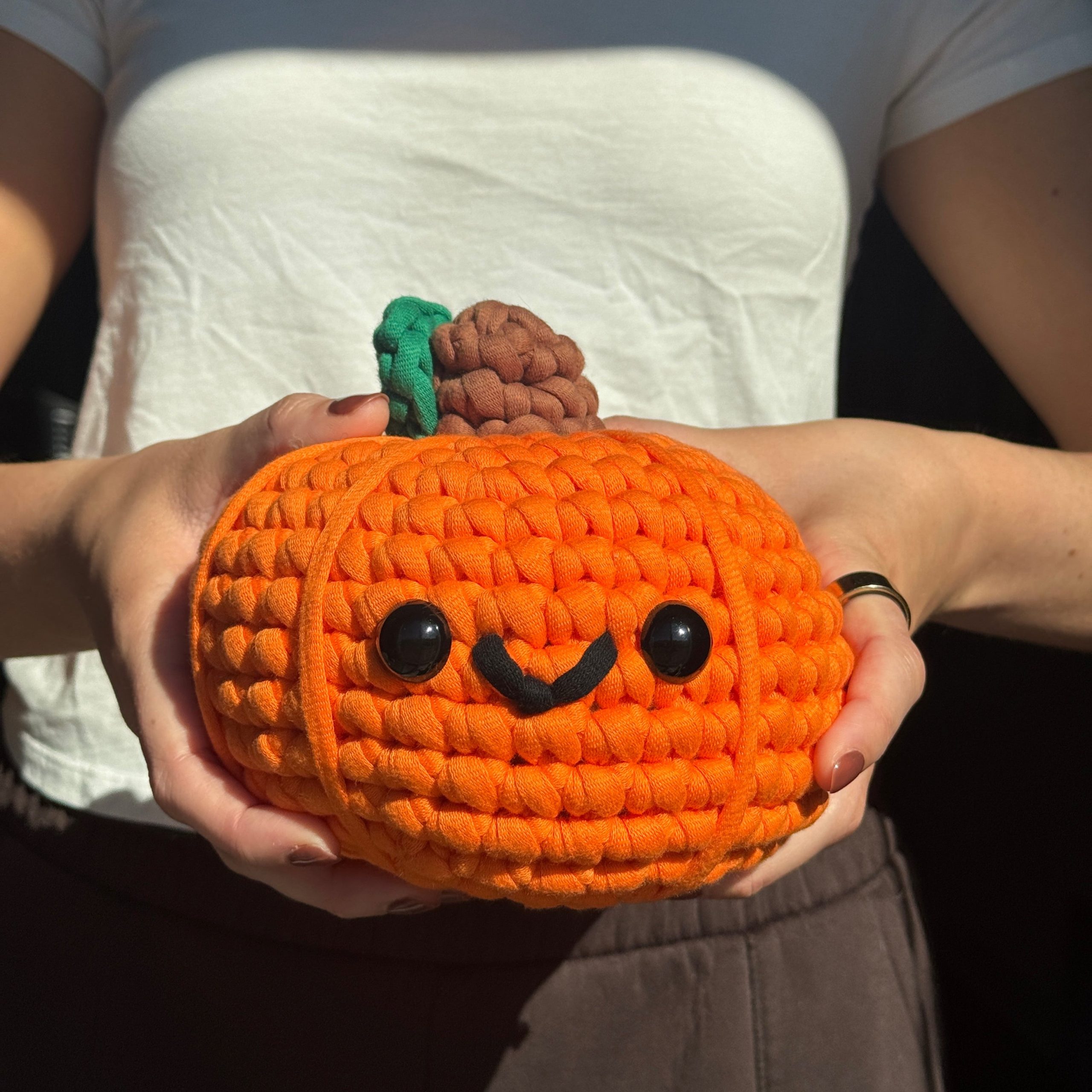 Sawyer the Pumpkin Crochet Kit - Image 2