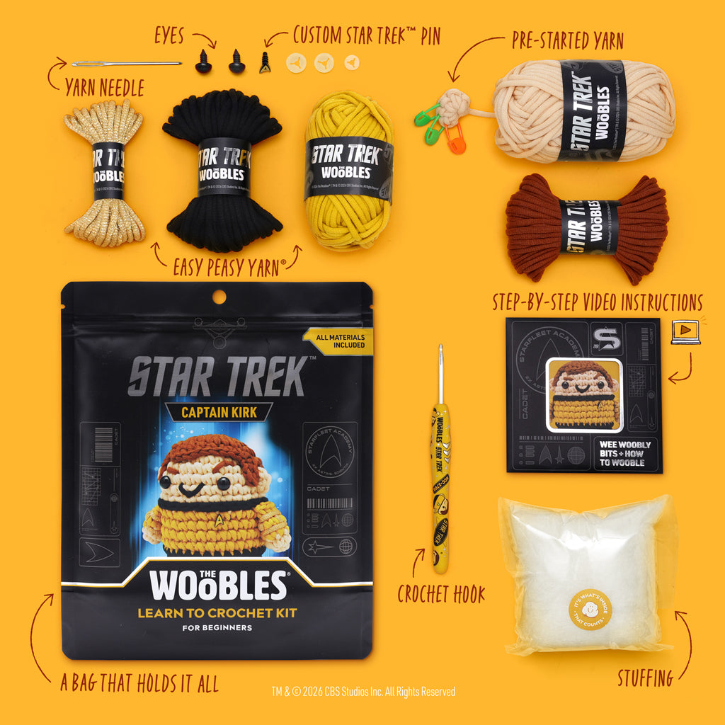 Captain Kirk Crochet Kit - Image 2