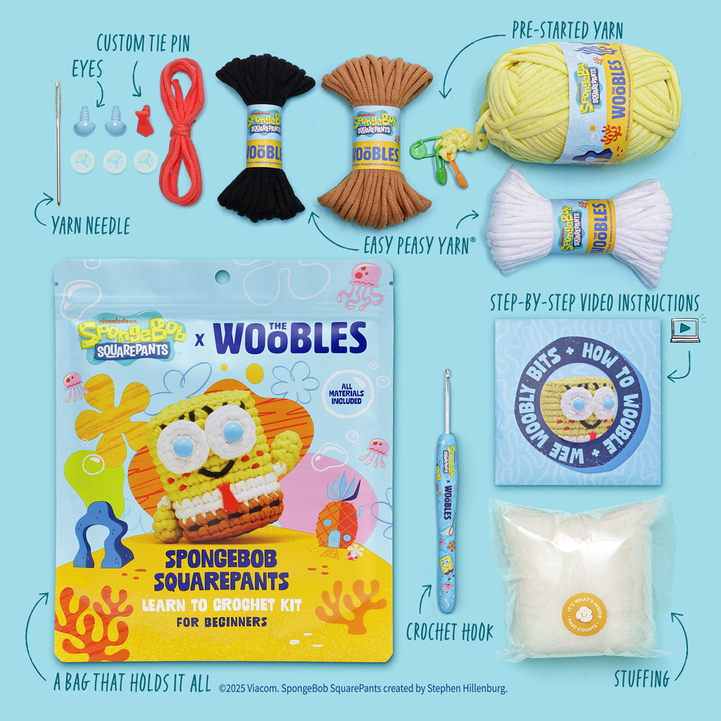 SpongeBob SquarePants Crochet Kit - Image 2