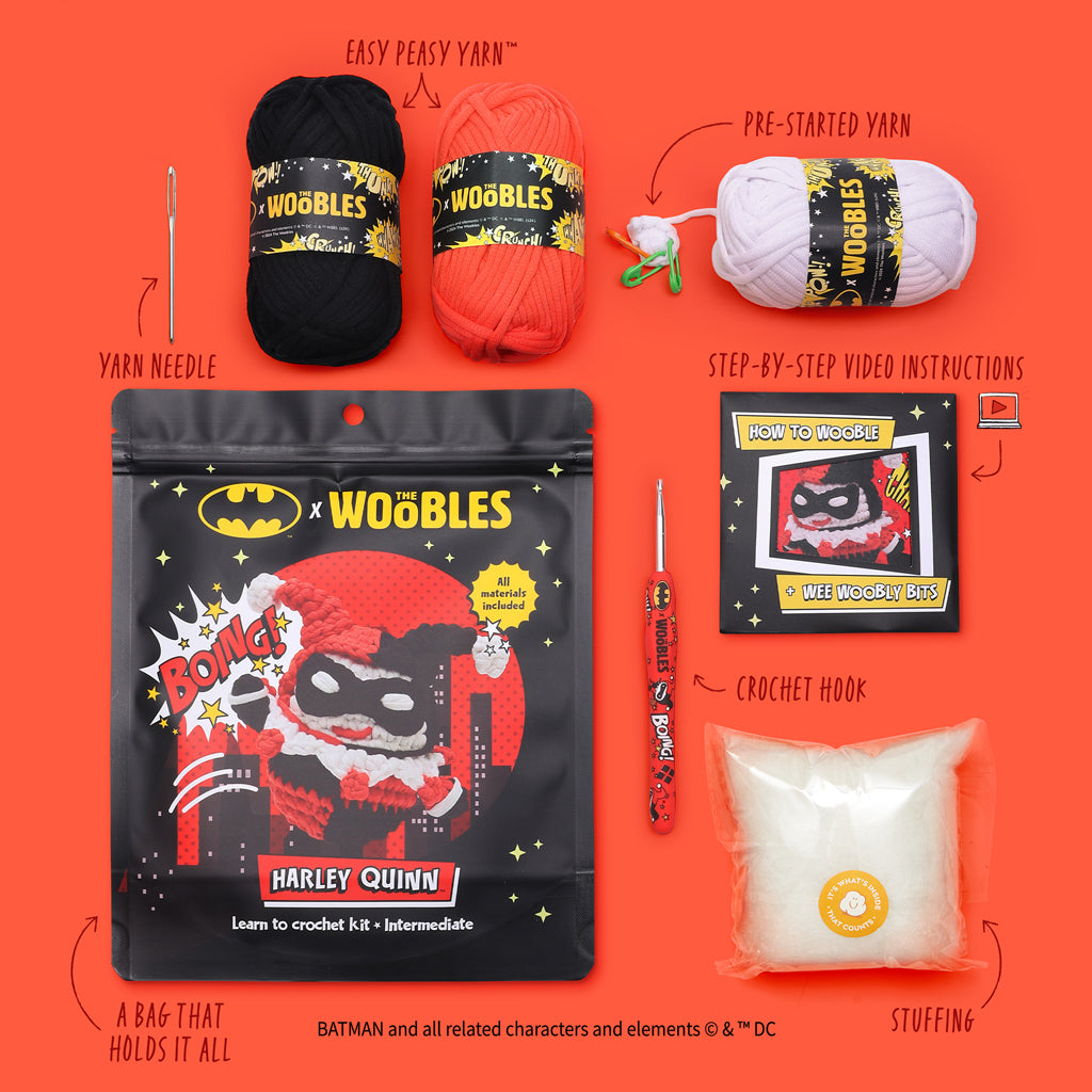 Harley Quinn™ Crochet Kit - Image 3