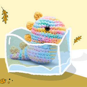 Fred the Dinosaur Pastel Crochet Kit