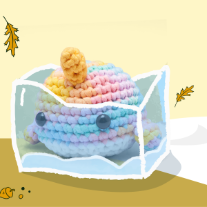 Bjørn the Narwhal Pastel Crochet Kit