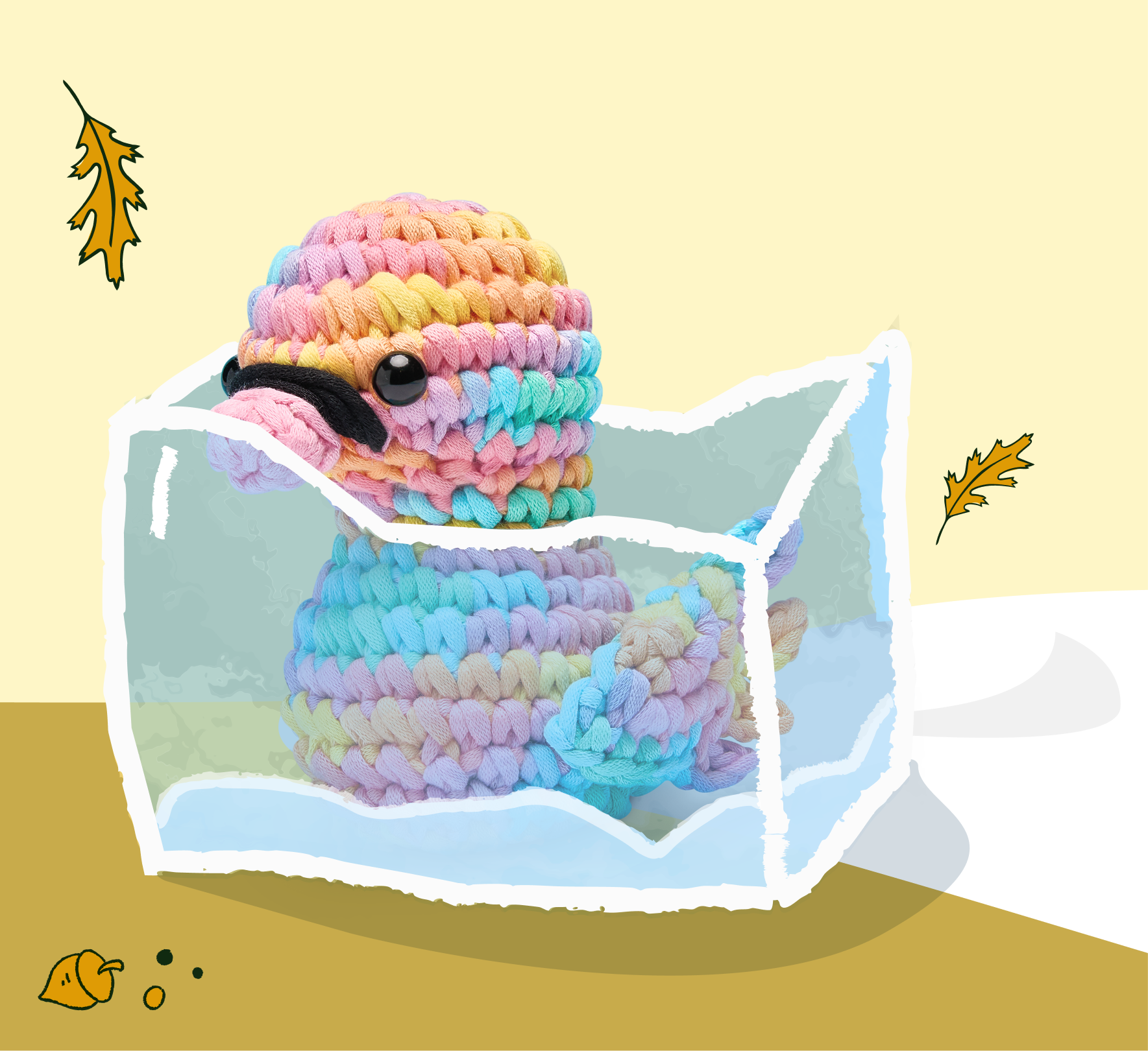 Tito the Swan Pastel Crochet Kit