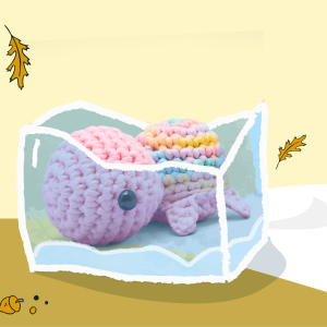 Emilio the Turtle Pastel Crochet Kit